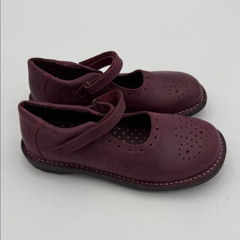 Du pareil au meme Elegant Burgundy Mary Jane Shoes kids 33 leather casual event